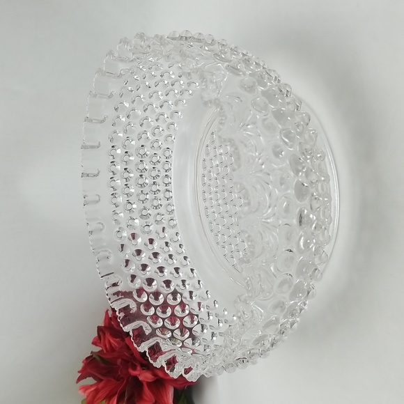 Antique EAPG Elson Glass Dewdrop Master Berry Bowl - Picture 9 of 16